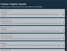 Tablet Screenshot of hudsonheightsgazette.blogspot.com