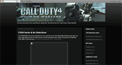 Desktop Screenshot of cod4-hacks.blogspot.com