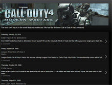 Tablet Screenshot of cod4-hacks.blogspot.com