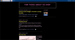 Desktop Screenshot of forthoseabouttoshop.blogspot.com