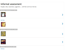 Tablet Screenshot of informalassessment.blogspot.com