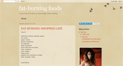 Desktop Screenshot of fatburningfoods-tracey.blogspot.com
