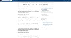 Desktop Screenshot of animals-sex.blogspot.com