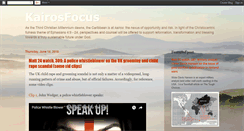 Desktop Screenshot of kairosfocus.blogspot.com