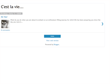 Tablet Screenshot of c-est-la-vie-micko.blogspot.com