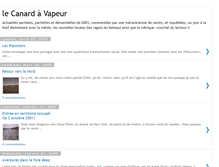 Tablet Screenshot of canard-a-vapeur.blogspot.com