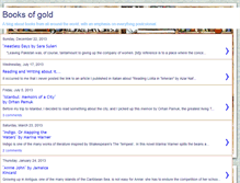 Tablet Screenshot of booksofgold.blogspot.com