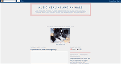 Desktop Screenshot of music-healing-and-animals.blogspot.com