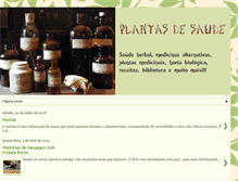 Tablet Screenshot of plantasdesaude.blogspot.com