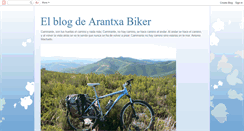 Desktop Screenshot of elblogdearantxabiker.blogspot.com