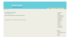 Desktop Screenshot of festplanlegging.blogspot.com