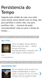 Mobile Screenshot of persistenciadotempo.blogspot.com