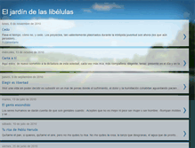 Tablet Screenshot of jardindelaslibelulas.blogspot.com