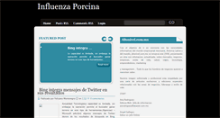 Desktop Screenshot of porcina-influenza.blogspot.com