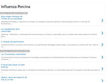 Tablet Screenshot of porcina-influenza.blogspot.com