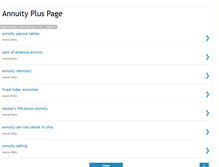 Tablet Screenshot of annuity-plus.blogspot.com