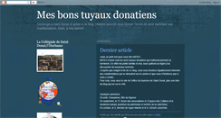 Desktop Screenshot of lesbonstuyauxdonatiens.blogspot.com