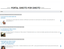 Tablet Screenshot of portaldireitopordireito.blogspot.com