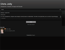Tablet Screenshot of chrisjolly1.blogspot.com
