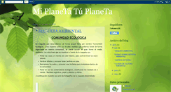 Desktop Screenshot of miplanetatplaneta.blogspot.com
