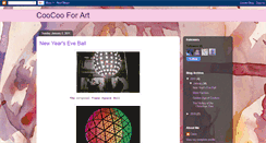 Desktop Screenshot of coocooforart.blogspot.com