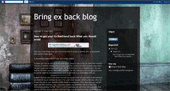 Desktop Screenshot of bringexback11.blogspot.com