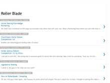 Tablet Screenshot of lets-rollerblade.blogspot.com