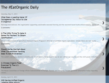 Tablet Screenshot of eatorganicdaily.blogspot.com