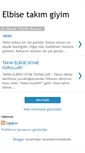 Mobile Screenshot of elbisetakimgiyim.blogspot.com