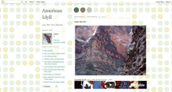 Desktop Screenshot of americanidyll.blogspot.com