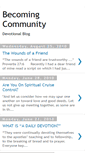 Mobile Screenshot of becomingcommunity.blogspot.com