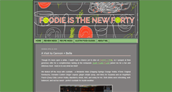 Desktop Screenshot of foodieisthenewforty.blogspot.com