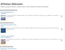 Tablet Screenshot of affiliation-webmaster.blogspot.com