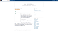 Desktop Screenshot of aliloves.blogspot.com