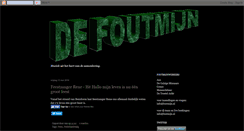 Desktop Screenshot of defoutmijn.blogspot.com