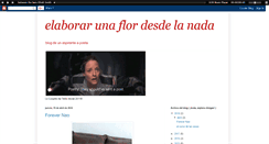 Desktop Screenshot of elaborarunaflordesdelanada.blogspot.com
