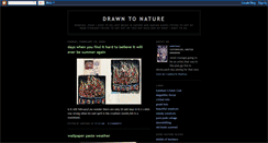 Desktop Screenshot of drawntonature.blogspot.com