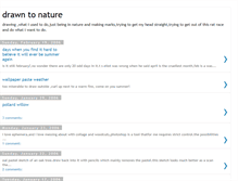 Tablet Screenshot of drawntonature.blogspot.com