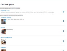 Tablet Screenshot of camerasguys.blogspot.com