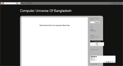 Desktop Screenshot of computeruniverseofbangladesh.blogspot.com