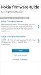 Mobile Screenshot of nokiafirmware.blogspot.com