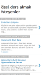 Mobile Screenshot of ozel-ders-almak-isteyenler.blogspot.com