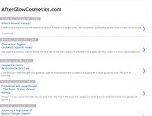 Tablet Screenshot of afterglow-cosmetics.blogspot.com