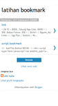Mobile Screenshot of latihan-bookmark.blogspot.com