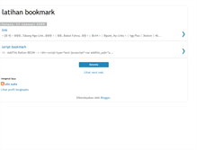 Tablet Screenshot of latihan-bookmark.blogspot.com