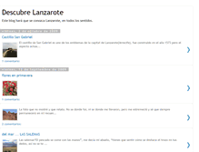Tablet Screenshot of descubre-lanzarote.blogspot.com
