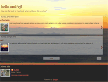 Tablet Screenshot of hello-ondrej.blogspot.com
