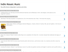 Tablet Screenshot of indiemosaicmusic.blogspot.com