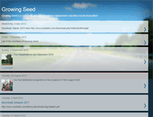 Tablet Screenshot of growingseed-growingseed.blogspot.com