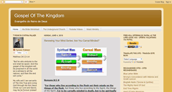 Desktop Screenshot of gospelofthekingdomofgod.blogspot.com